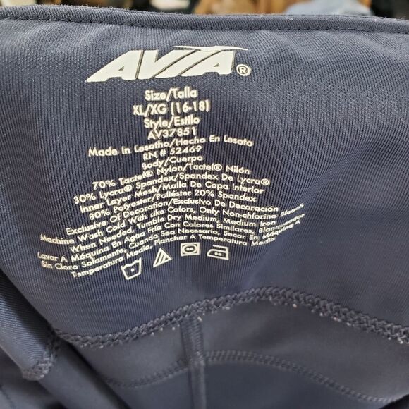 Avia cropped blue leggings size 16-18 - Picture 7 of 7